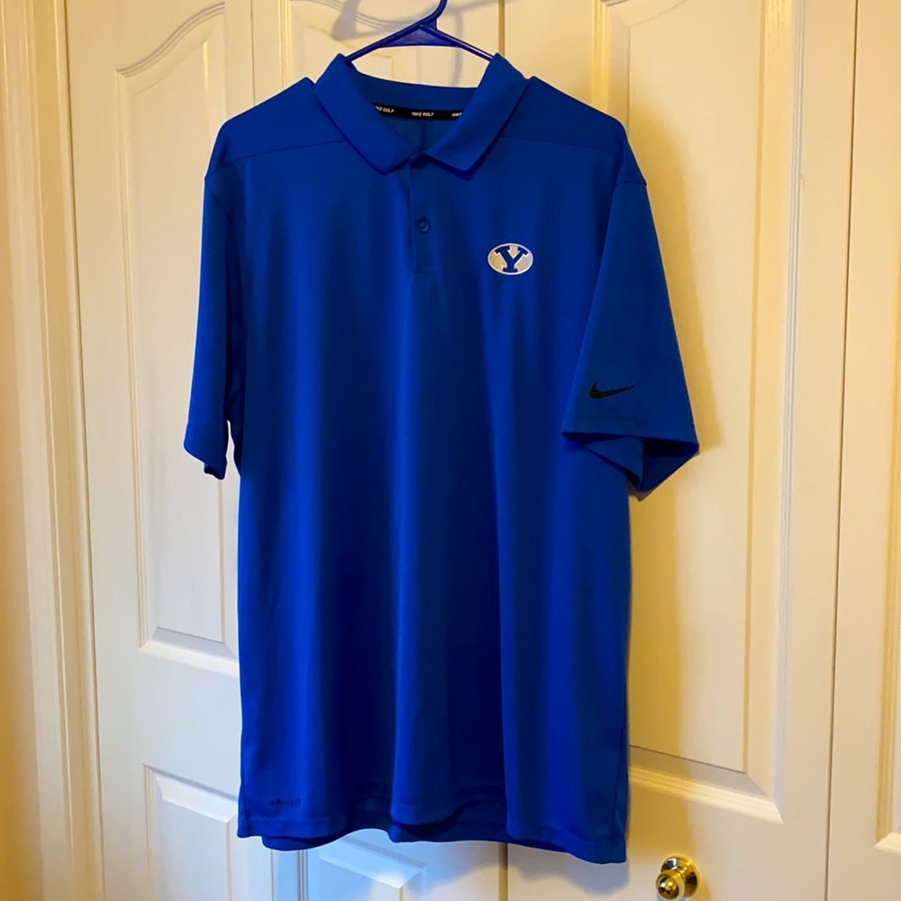 Nike BYU Dri-Fit Golf Polo!